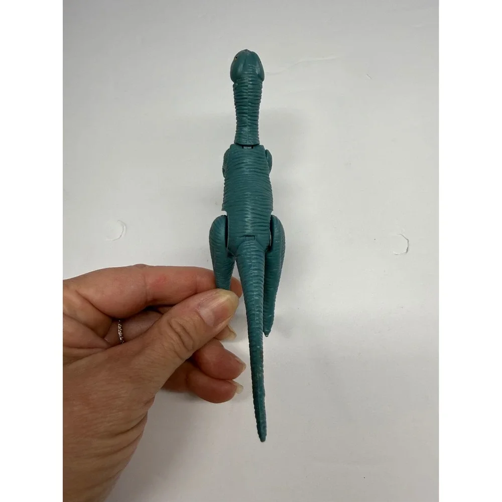 Vintage Coelophysis Dinosaur Action Figure Teal Green Prehistoric Toy